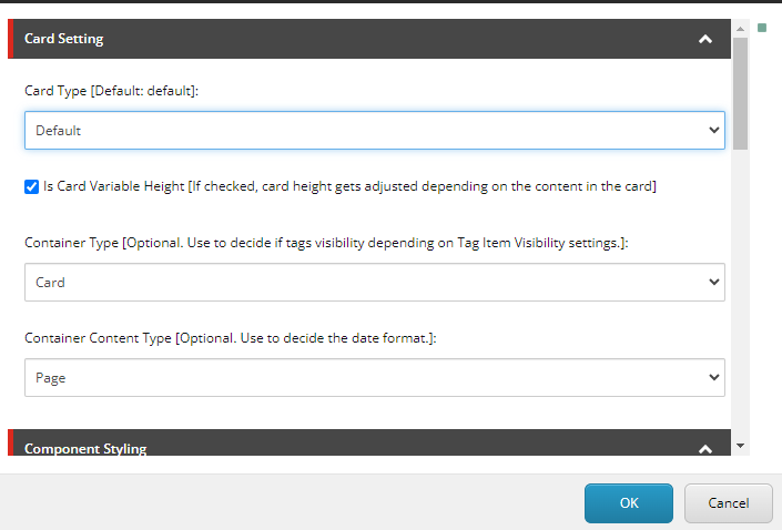 Check Is Card Variable Height